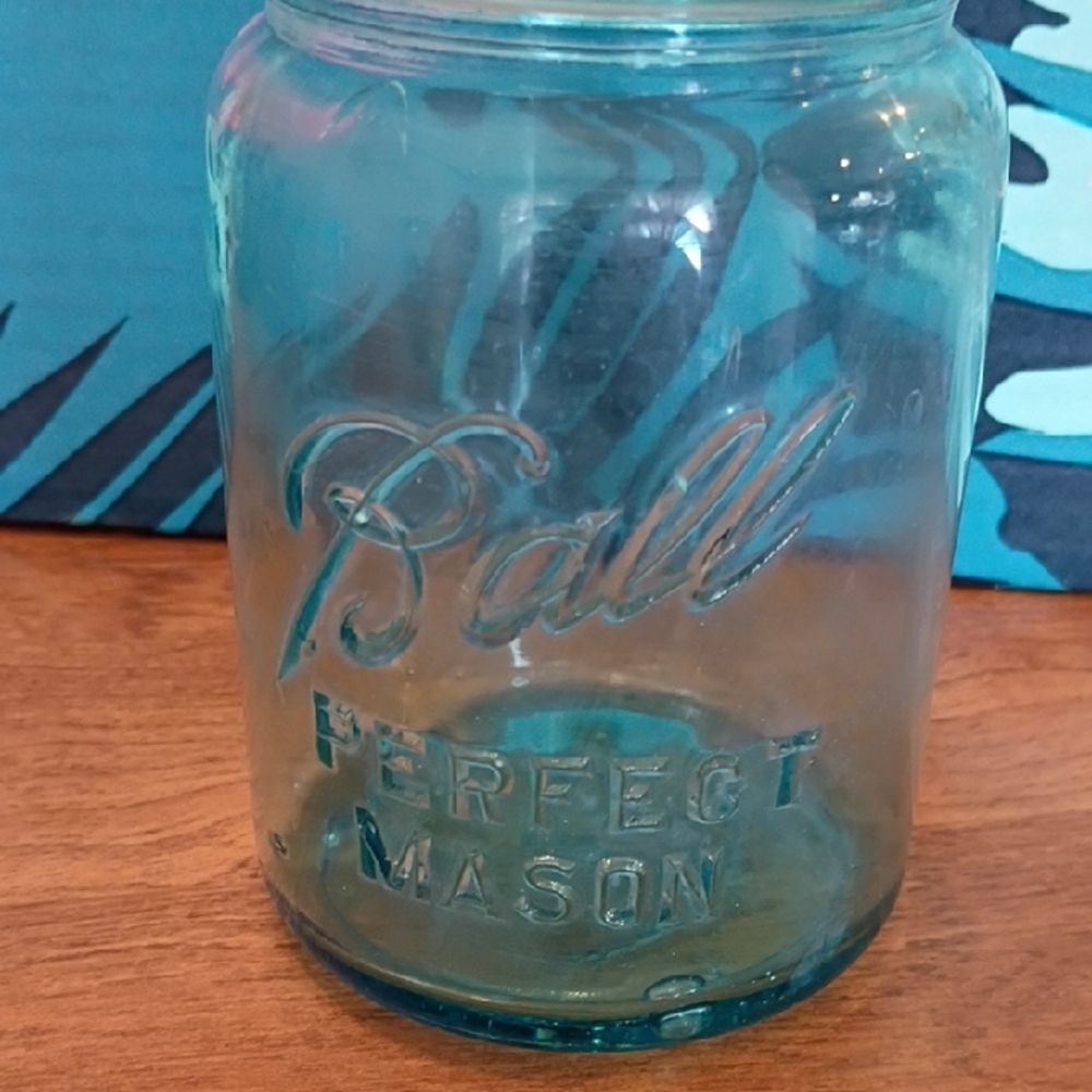 Ball Perfect Mason Jar Pint Size Vintage #6